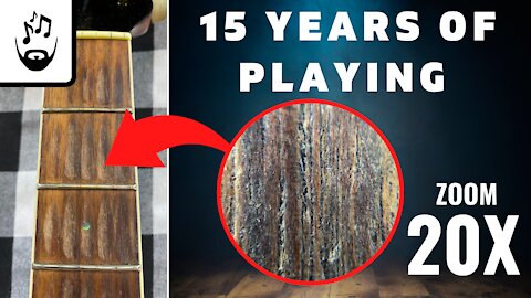 What 15 years of playing the guitar looks like!