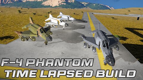 F-4 Phantom | Time Lapsed Build | Space Engineers