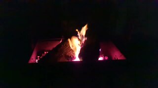 warm fire