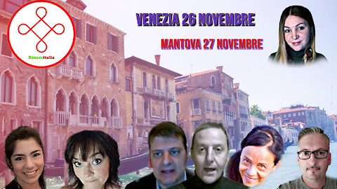 Lancio RINASCITALIA insieme a noi a Venezia il 26 novembre- Live con gli organizzatori