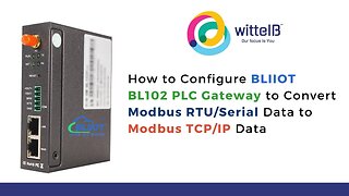 How to Convert Modbus RTU/Serial Data to Modbus TCP/IP Data using BLIIOT BL102 PLC Gateway | IoT |