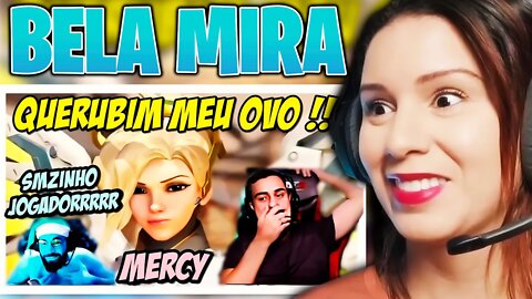 COMO JOGA DE MERCY OVERWATCH 2 COM ZANFAS E SMZINHO JOGADORRRRRR DE "ULTIS" - REACT