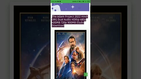 How To Download The Adam Project full movie in hindi dubbed || the Adam Project movie|| moviemkv4u