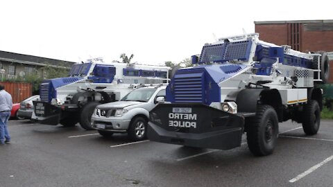 SOUTH AFRICA - Durban - Caspir armoured vehicle handover (Video) (PEF)