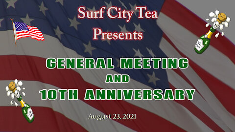 Surf City Tea General Meeting – August 23, 2021