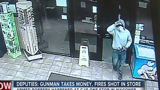 Gunman Takes Money, Fires Shot In Store