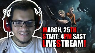 Resident Evil 4 Remake - My First Ever Live Stream