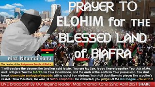 Psalm 118 || Prayer by the leader of IPOB Then Merzi Nnamdi Kanu spoke to the Elohim