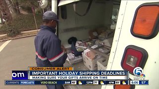 Time is running out to have packages delivered by Christmas