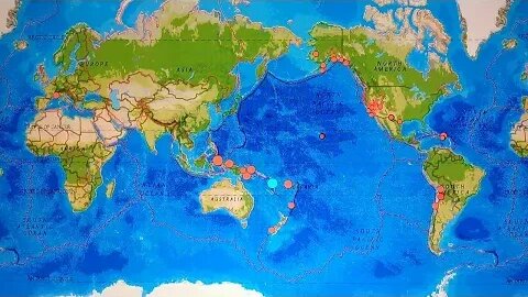 6.7 Earthquake Vanuatu, 6.0 Indonesia & Tsunami Stations. 11/22/2023