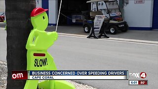 Business Concerned over speeding drivers