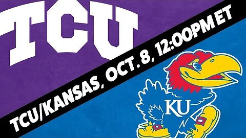 TCU Horned Frogs vs Kansas Jayhawks Predictions and Odds | TCU vs Kansas Betting Preview | Oct 8