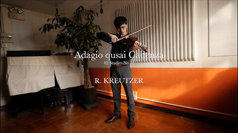 Kreutzer #23 Adagio qusai Cadenza