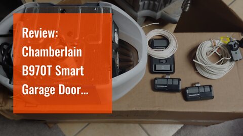 Review: Chamberlain B970T Smart Garage Door Opener with Battery Backup - myQ Smartphone Control...