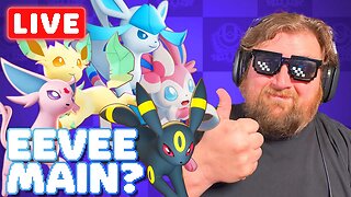 Climbing Ranks as only Eevees! | Pokemon Unite