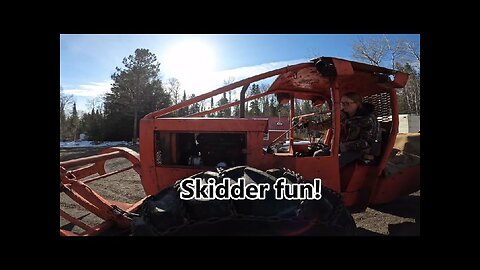 Skidder fun! | Drone footage