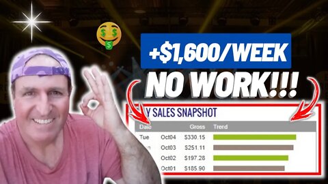 INCREDIBLE +$1,600/WEEK Method To Earn Money Online WITHOUT Working Affiliate Marketing 2022 #shorts