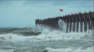 Hurricane Sally - Pensacola Beach Surf's Up !!