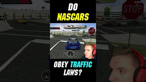 Do NASCARs Obey Traffic Laws? #Shorts #NASCAR