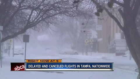 Flight delays and cancellations from Midwest snowstorm impact Bay Area travelers