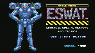 ESWAT - A side scrolling shooter for the Sega Genesis