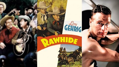 RAWHIDE (1938) Lou Gehrig, Smith Ballew & Evelyn Knapp | Drama, Western | B&W