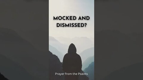 Feeling mocked and dismissed? - Be blessed by this prayer #shorts #prayer