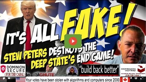 MOABS Dropped! It's All Fake! Stew Peters' Mind-Blowing Rant Decimates Deep State Cabal's End Game!