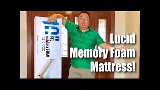 LUCID 10 Inch Gel Memory Foam Bed Mattress Review