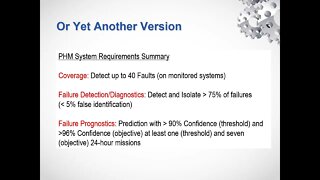 CBM and PHM Requirements Development by Carl Byington