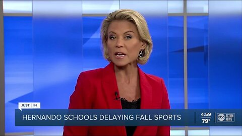 Hernando School District postpones fall sports indefinitely due to COVID-19