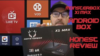 Monsterbox X1 Max Android Box Honest Review