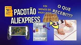 ALIEXPRESS! ESTEIRA PARA CULINÁRIA, HAND GRIP CELULAR, ORGANIZADOR DE GELADEIRAS, MICRO SD 64 GB!