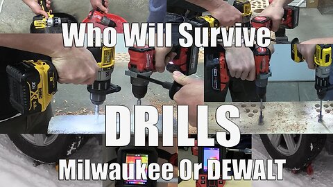 Milwaukee M18 FUEL 2804-20 Vs DEWALT XR DCD996 Drill Driver Extreme Testing | What Drill is Better?