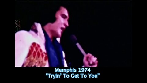 Elvis Presley "Live in Memphis" 1974-Mixed with multiple fan 8mm videos. "Tryin' To Get To You"