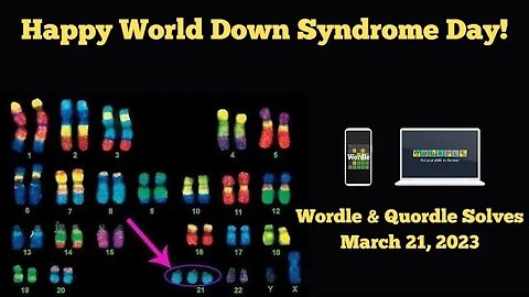 March 21, 2023 ... World Down Syndrome Day