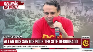 Site de Allan dos Santos corre o risco de ser derrubado | Momentos do Reunião de Pauta