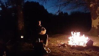 Campfire vlog . wildcamping March 2022