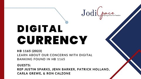 Freedom Forum ZOOM - Digital Currency & HB 1165