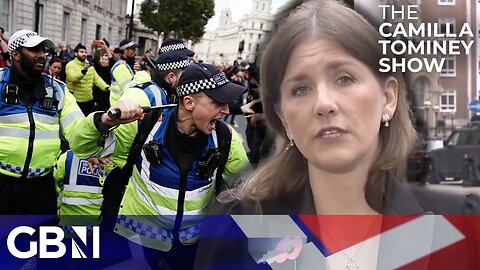 'It is not OK!' Tory minister demands 'robust' police action against jihad chanting protester