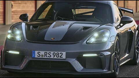 500 HP Porsche 718 Cayman GT4 RS 3,4 s 0-100 km/h and top speed 315 km/h 9000 rpm redline