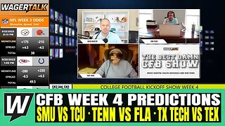 Best Damn College Football Show | NCAAF Week 4 Predictions | SMU vs TCU | Tennessee vs Florida