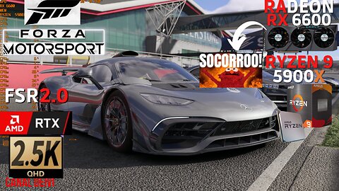 Forza Motorsport Ray Tracing RX 6600 + R9 5900X + 64GB RAM CL16 Teste/Gameplay