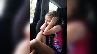 Little Girl Struggles To Think