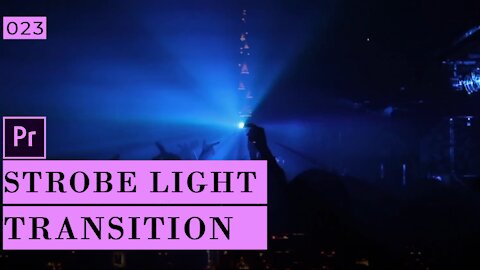 Create a Strobe light transition in Premiere Pro