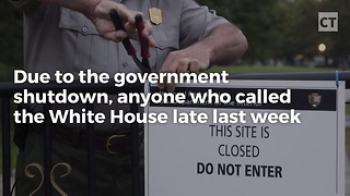 Wh Voicemail Called Out Democrats For Shutting Down Gov’t