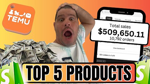 Top 5 Temu Dropshipping Products That Can Change Your Life Today | Facebook Edition