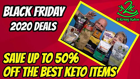 Best Black Friday deals for keto products in 2020.
