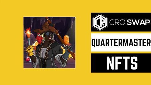 CROSWAP Going to be HUGE! New Yield Boosting NFTs : Quartermasters!