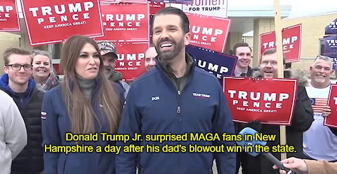 Donald Trump Jr. SURPRISES MAGA Fans A Day After New Hampshire Rally